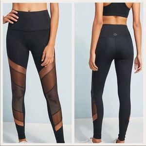 Soleil Mesh High Waisted Legging, S, NWT